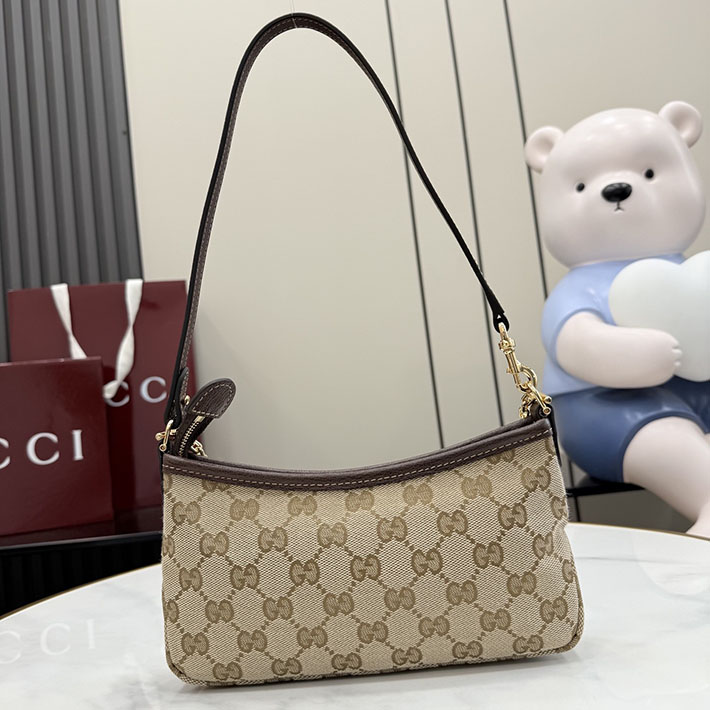 グッチ直営アウトレット店 GUCCI ゴシップ スモール ショルダーバッグ サンド ブラウン 875847 FAFY1 9651 グッチ バッグ アウトレット - 画像 (9)