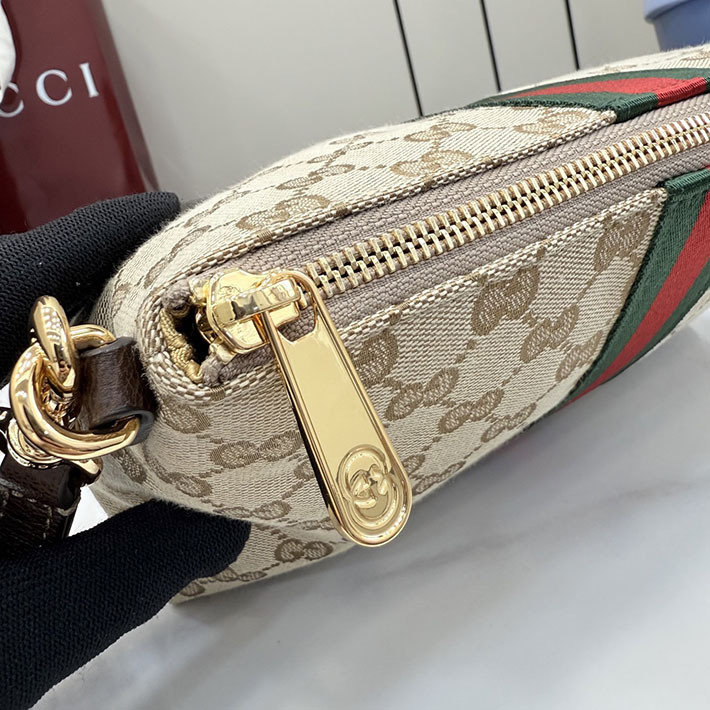 グッチ直営アウトレット店 GUCCI GG ミディアム ポーチ サンド ブラウン 867337 FAF1B 9653 グッチ ポーチ アウトレット - 画像 (4)