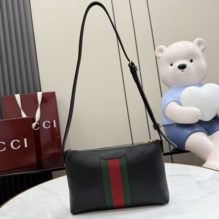 グッチ直営アウトレット店 GUCCI ホースビット ウェブ スモール ショルダーバッグ ブラック 867130 AAGOQ 1057 グッチ バッグ アウトレット - 画像 (8)