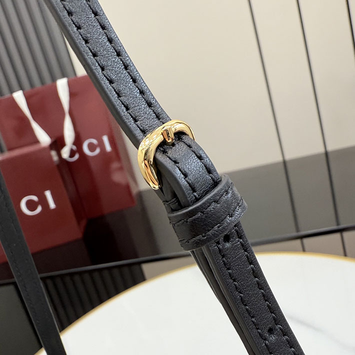 グッチ直営アウトレット店 GUCCI ホースビット ウェブ スモール ショルダーバッグ ブラック 867130 AAGOQ 1057 グッチ バッグ アウトレット - 画像 (3)