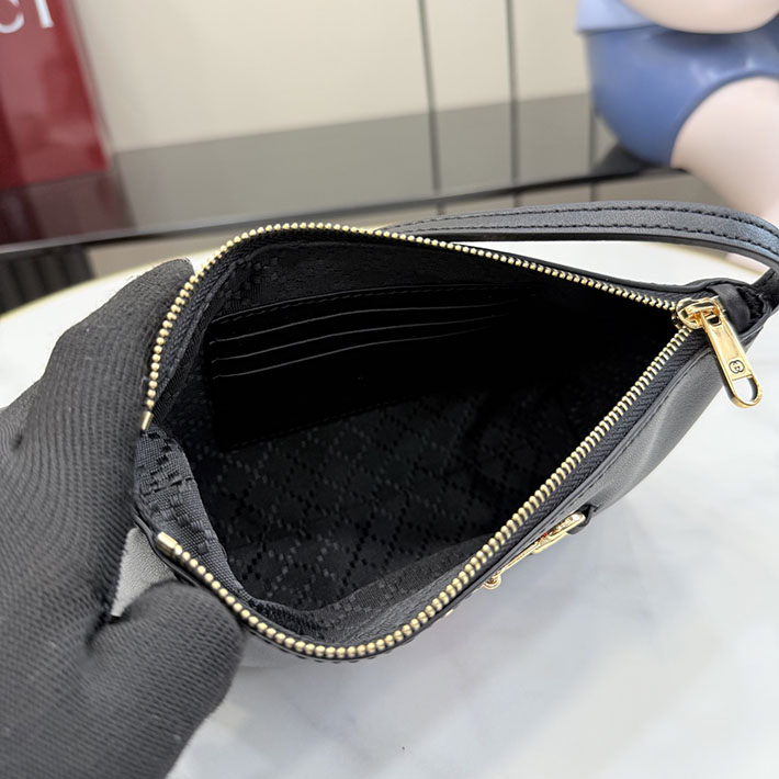 グッチ直営アウトレット店 GUCCI ホースビット ウェブ スモール ショルダーバッグ ブラック 867130 AAGOQ 1057 グッチ バッグ アウトレット - 画像 (2)