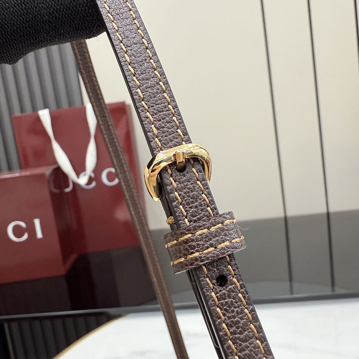グッチ直営アウトレット店 GUCCI ホースビット ウェブ スモール ショルダーバッグ サンド ブラウン 867130 FAF88 9645 レディース グッチ バッグ - 画像 (2)