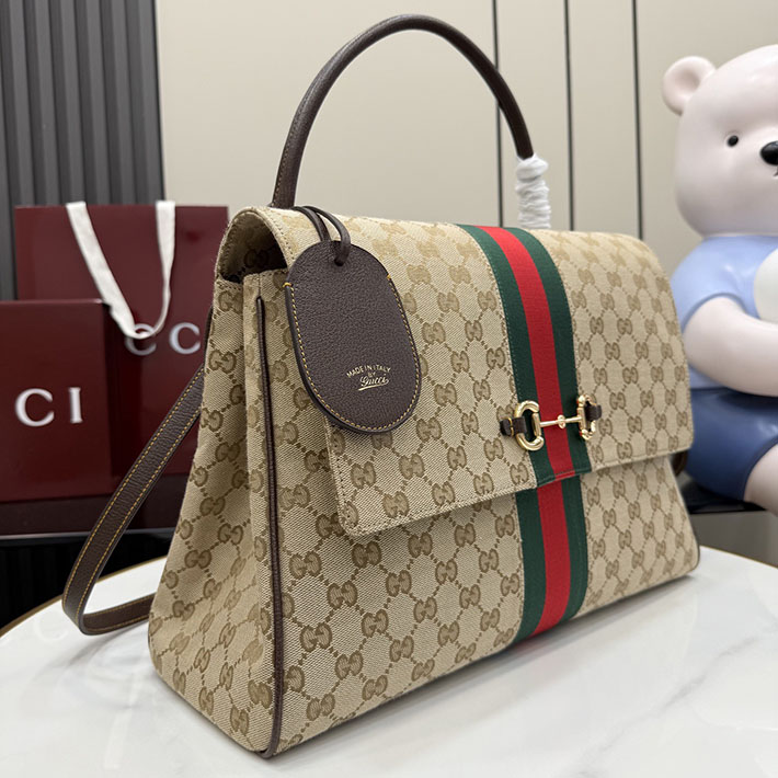 グッチ直営アウトレット店 GUCCI パパラッツォ ラージ トップハンドルバッグ サンド ブラウン 875019 FAFV9 9653 グッチ バッグ 公式 - 画像 (10)