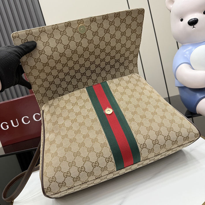グッチ直営アウトレット店 GUCCI パパラッツォ ラージ トップハンドルバッグ サンド ブラウン 875019 FAFV9 9653 グッチ バッグ 公式 - 画像 (5)
