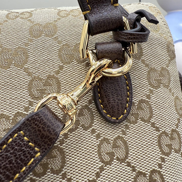 グッチ直営アウトレット店 GUCCI パパラッツォ ラージ トップハンドルバッグ サンド ブラウン 875019 FAFV9 9653 グッチ バッグ 公式 - 画像 (4)