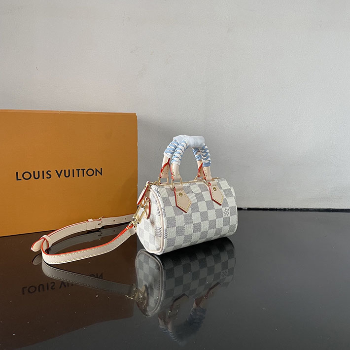 最高級ルイヴィトンスーパーコピー Louis Vuitton ナノ・スピーディ ホワイト N40918 ルイヴィトンバッグコピー - 画像 (9)