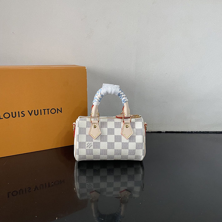 最高級ルイヴィトンスーパーコピー Louis Vuitton ナノ・スピーディ ホワイト N40918 ルイヴィトンバッグコピー - 画像 (8)