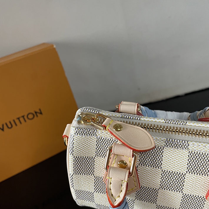 最高級ルイヴィトンスーパーコピー Louis Vuitton ナノ・スピーディ ホワイト N40918 ルイヴィトンバッグコピー - 画像 (5)