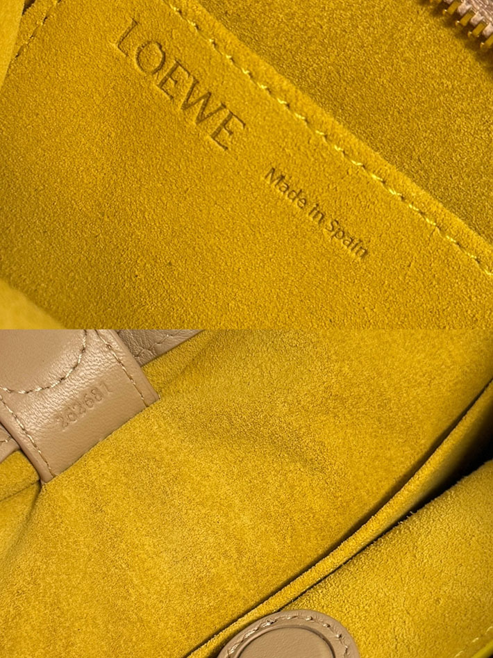 最高級ロエベスーパーコピー LOEWE アマソナ180 バッグ スモール ソフトカーフ シルクベージュ/マスタード A039AS0X01-0530 ロエベ バッグ アウトレット - 画像 (2)