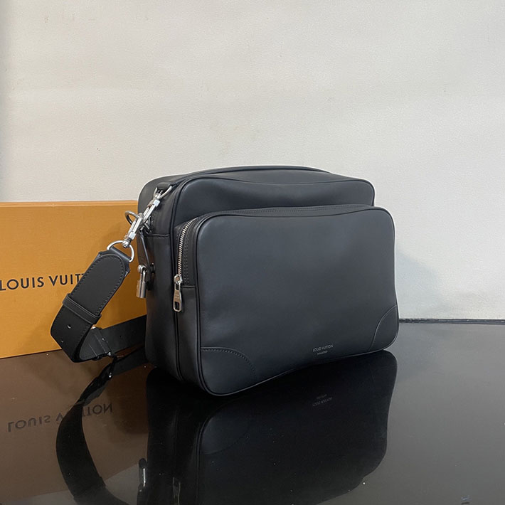最高級ルイヴィトンバッグコピー Louis Vuitton ナイル XL カーフレザー ブラック 2633869 ヴィトン ショルダーバッグ メンズ - 画像 (9)