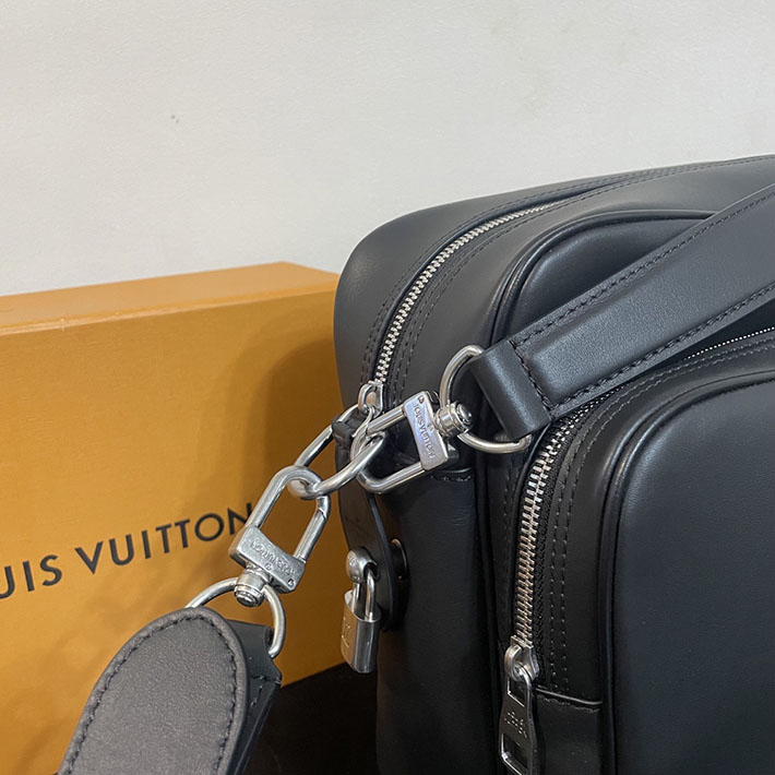 最高級ルイヴィトンバッグコピー Louis Vuitton ナイル XL カーフレザー ブラック 2633869 ヴィトン ショルダーバッグ メンズ - 画像 (5)