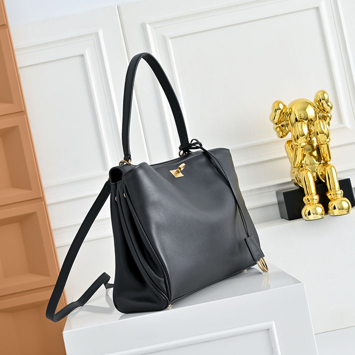 バレンシアガ バッグ 人気 レディース BALENCIAGA Rodeo ハンドバッグ ミディアム ブラック 7897722AA4V1000 バレンシアガ ロデオ ミディアム - 画像 (8)