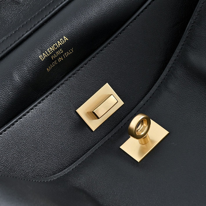 バレンシアガ バッグ 人気 レディース BALENCIAGA Rodeo ハンドバッグ ミディアム ブラック 7897722AA4V1000 バレンシアガ ロデオ ミディアム - 画像 (7)