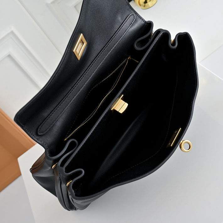 バレンシアガ バッグ 人気 レディース BALENCIAGA Rodeo ハンドバッグ ミディアム ブラック 7897722AA4V1000 バレンシアガ ロデオ ミディアム - 画像 (2)