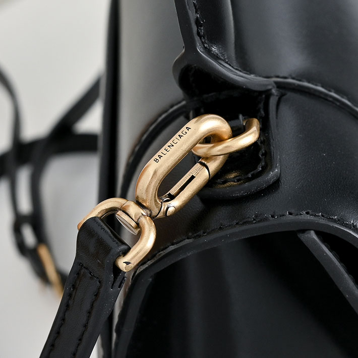 バレンシアガ バッグ 人気 レディース BALENCIAGA Hourglass ハンドバッグ スモール ブラック 5935461QJ4M1000 バレンシアガ バッグ ショルダー - 画像 (6)