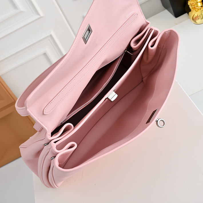 バレンシアガ バッグ 人気 レディース BALENCIAGA Rodeo ハンドバッグ ミディアム ペタルピンク 7897722AA4V5831 バレンシアガ バッグ アウトレット - 画像 (2)