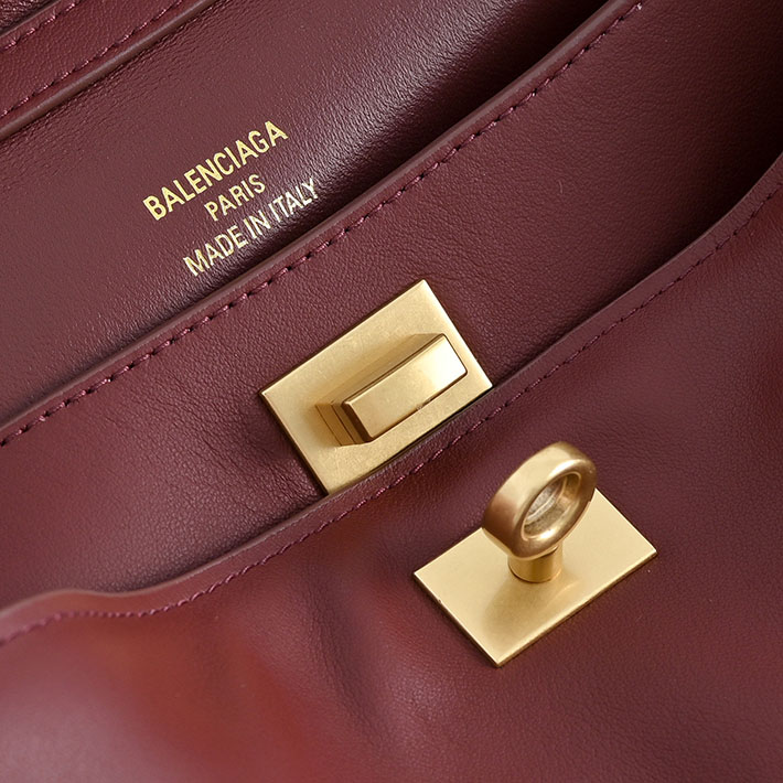 バレンシアガ バッグ 人気 レディース BALENCIAGA Rodeo ハンドバッグ スモール バーガンディ 7897792AA4V6034 バレンシアガ アウトレット 値段 - 画像 (3)
