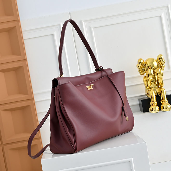 バレンシアガ バッグ 人気 レディース BALENCIAGA Rodeo ハンドバッグ ラージ バーガンディ 7897442AA4V6034 バレンシアガ アウトレット店舗 - 画像 (8)