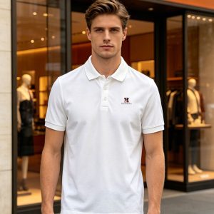 エルメスメンズポロシャツ 白