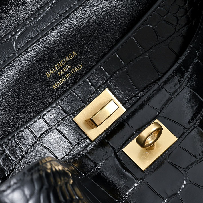 バレンシアガ バッグ 人気 レディース BALENCIAGA Rodeo ハンドバッグ スモール ブラック 7897792AA5L1000 バレンシアガ バッグ アウトレット - 画像 (6)