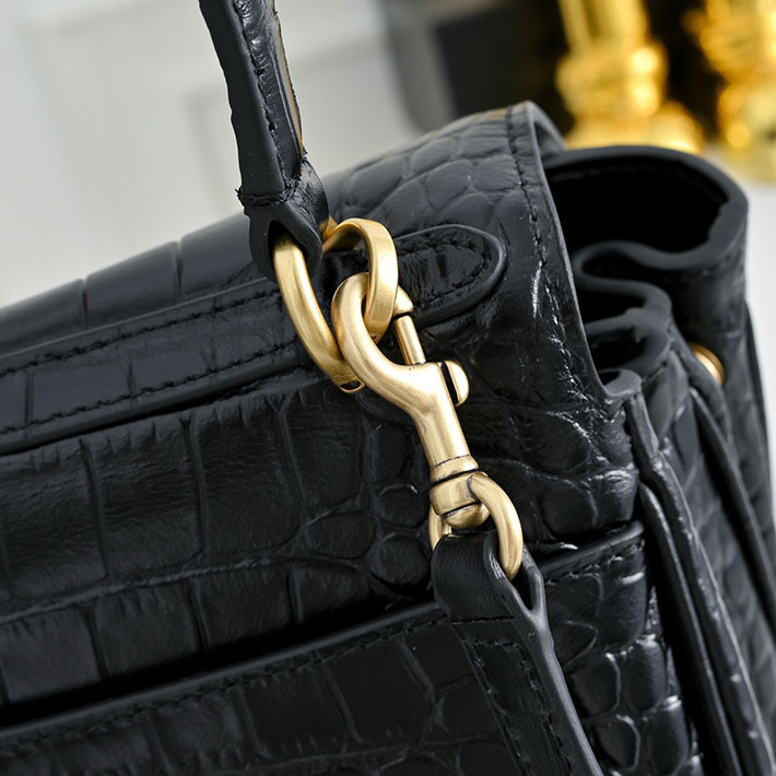 バレンシアガ バッグ 人気 レディース BALENCIAGA Rodeo ハンドバッグ スモール ブラック 7897792AA5L1000 バレンシアガ バッグ アウトレット - 画像 (5)