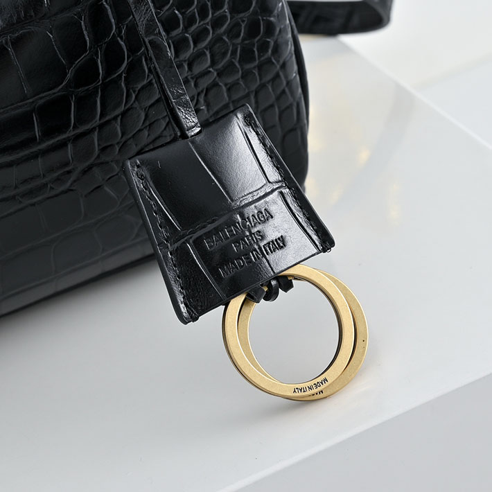 バレンシアガ バッグ 人気 レディース BALENCIAGA Rodeo ハンドバッグ スモール ブラック 7897792AA5L1000 バレンシアガ バッグ アウトレット - 画像 (3)