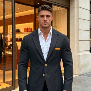 エルメスのスーツ メンズ