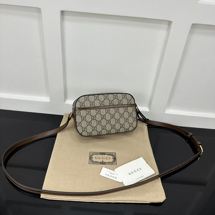 グッチ直営アウトレット店 GUCCI ホースビット 1955 スモール カメラバッグ ベージュ&エボニー 760196 92TCG 8563 グッチ ミニバッグ 人気 - 画像 (8)