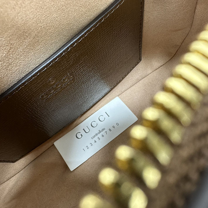 グッチ直営アウトレット店 GUCCI ホースビット 1955 スモール カメラバッグ ベージュ&エボニー 760196 92TCG 8563 グッチ ミニバッグ 人気 - 画像 (2)