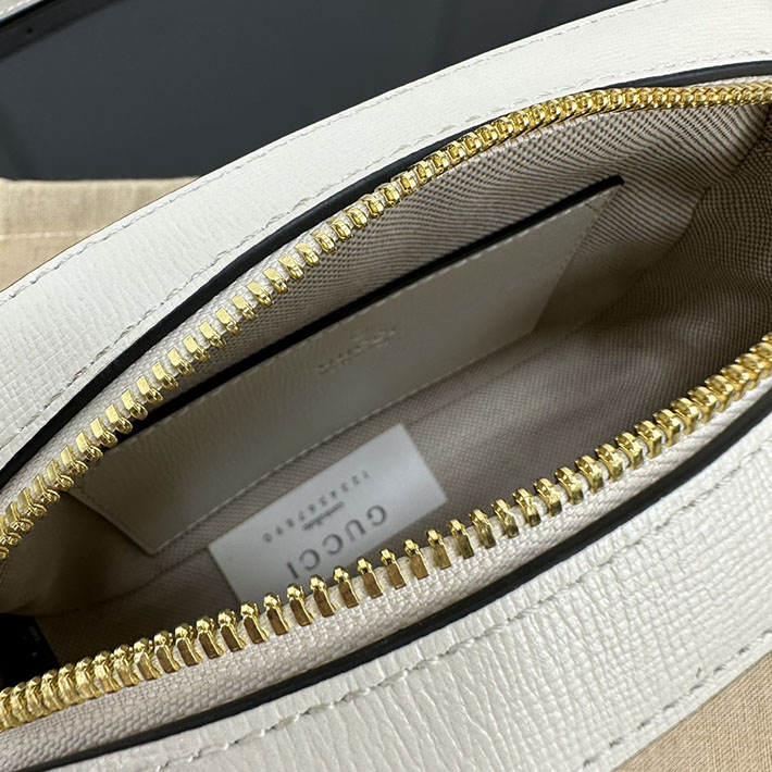 グッチ直営アウトレット店 GUCCI ホースビット 1955 スモール カメラ ホワイト 7760196-1AAQD-9022 レディース グッチ ミニバッグ 人気 - 画像 (3)