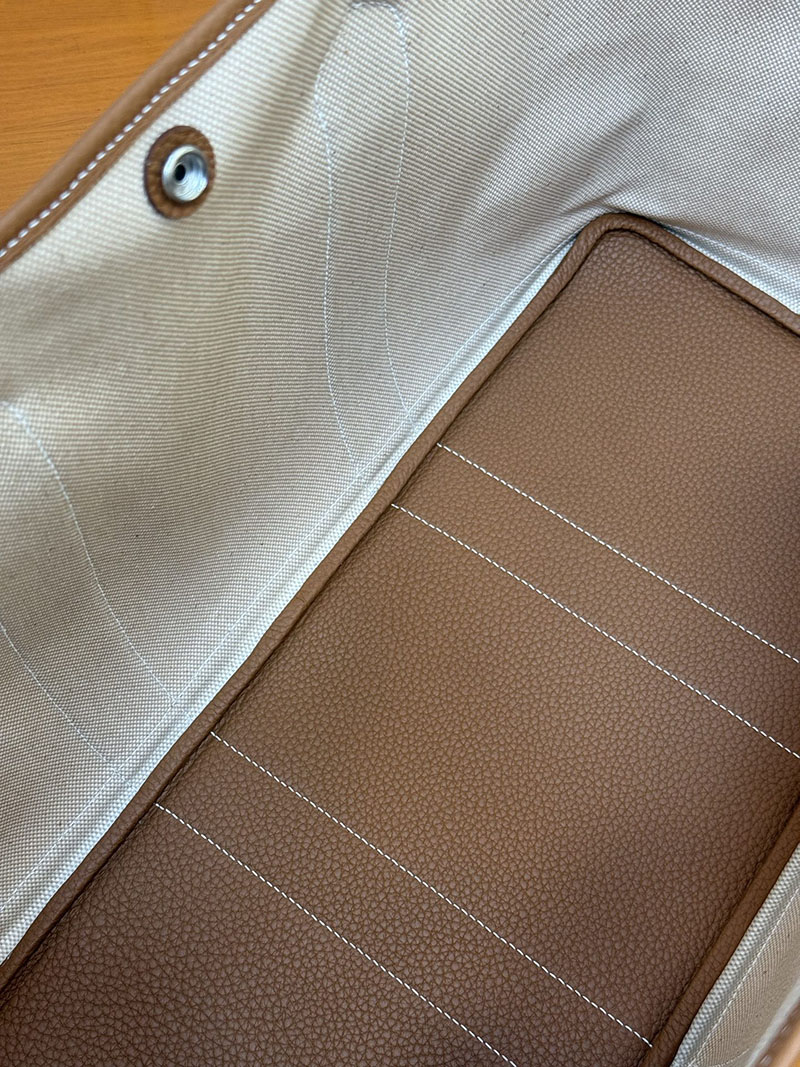 最高級エルメスガーデンパーティーコピー HERMES ガーデンパーティー GM 45 ゴールド ネゴンダ/トワルアッシュ 2633930 エルメス ガーデンパーティー メンズ - 画像 (9)