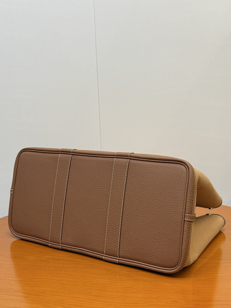 最高級エルメススーパーコピー HERMES ガーデンパーティー GM 45 ゴールド ネゴンダ/トワルアッシュ 2633936 エルメスガーデンパーティコピー - 画像 (7)