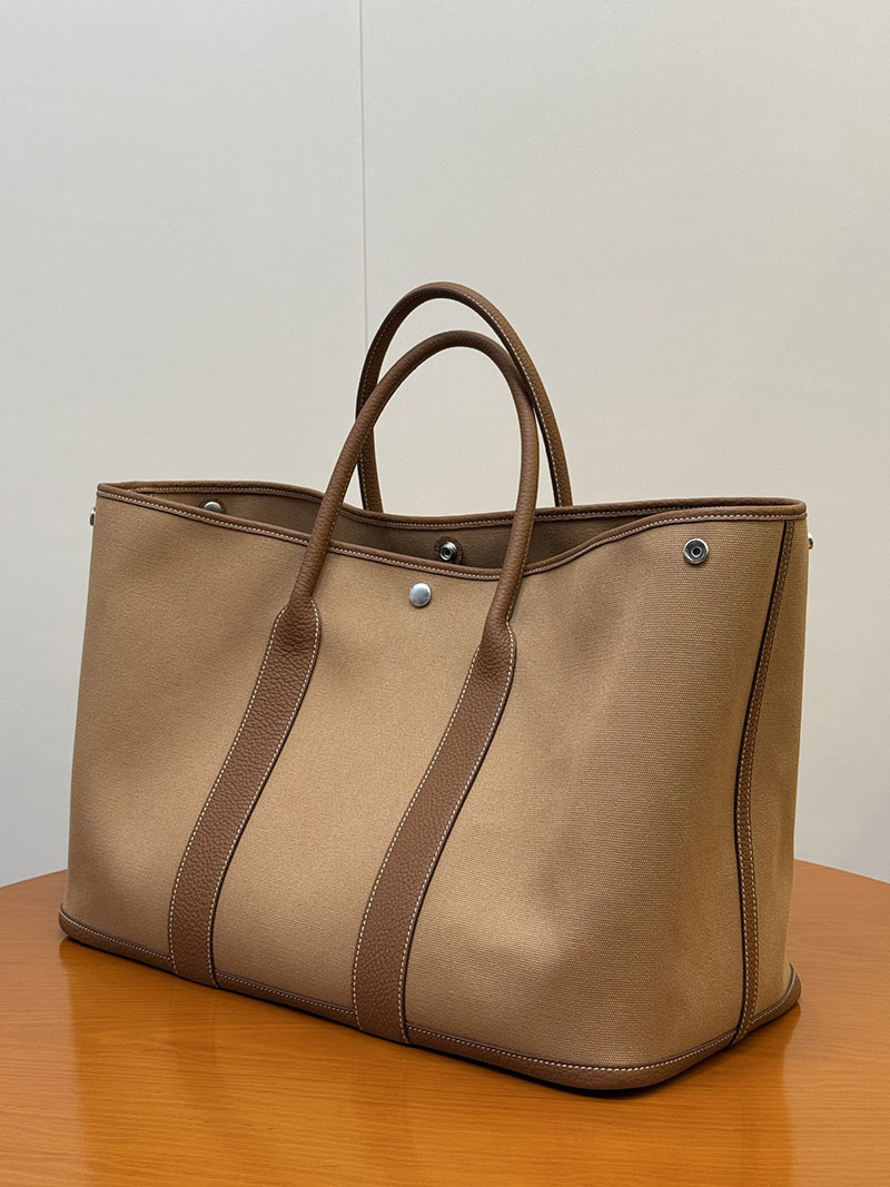 最高級エルメススーパーコピー HERMES ガーデンパーティー GM 45 ゴールド ネゴンダ/トワルアッシュ 2633936 エルメスガーデンパーティコピー - 画像 (4)