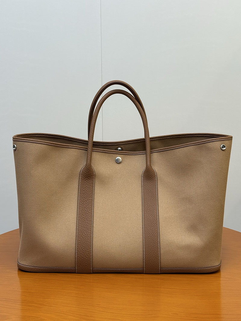 最高級エルメススーパーコピー HERMES ガーデンパーティー GM 45 ゴールド ネゴンダ/トワルアッシュ 2633936 エルメスガーデンパーティコピー - 画像 (2)