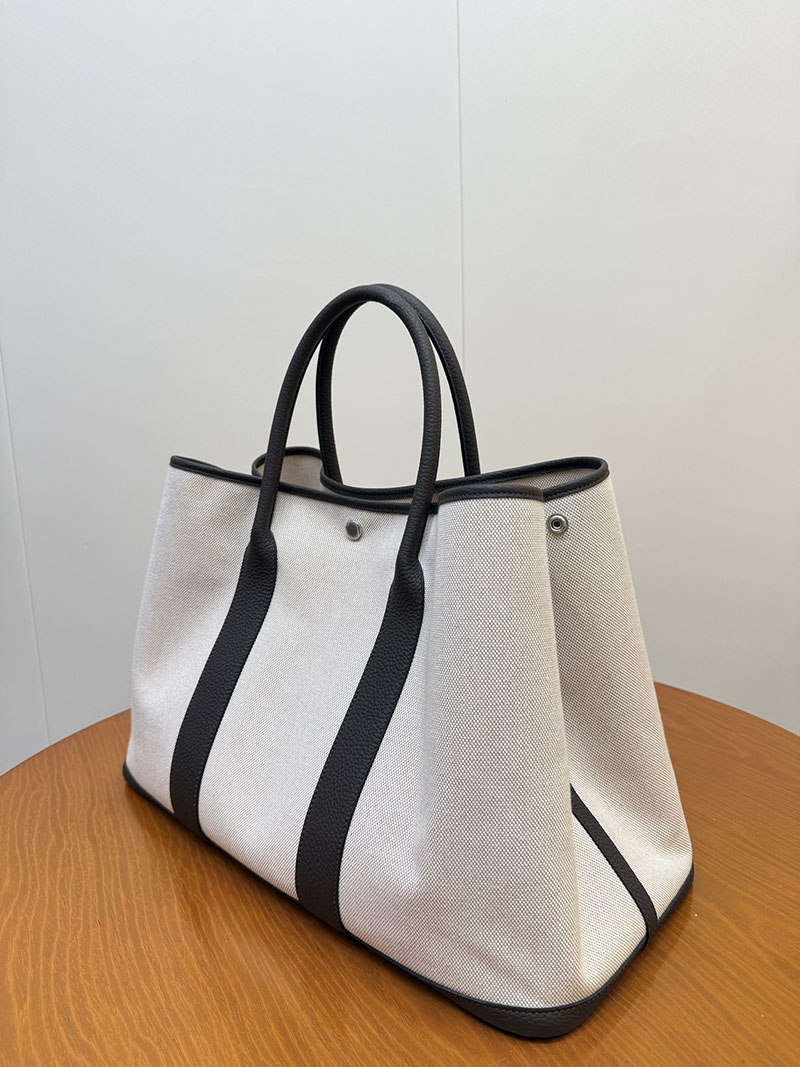 最高級エルメスガーデンパーティコピー HERMES ガーデンパーティー GM 45 黒 ネゴンダ/トワルアッシュ 2633937 ガーデンパーティー 定価 - 画像 (7)