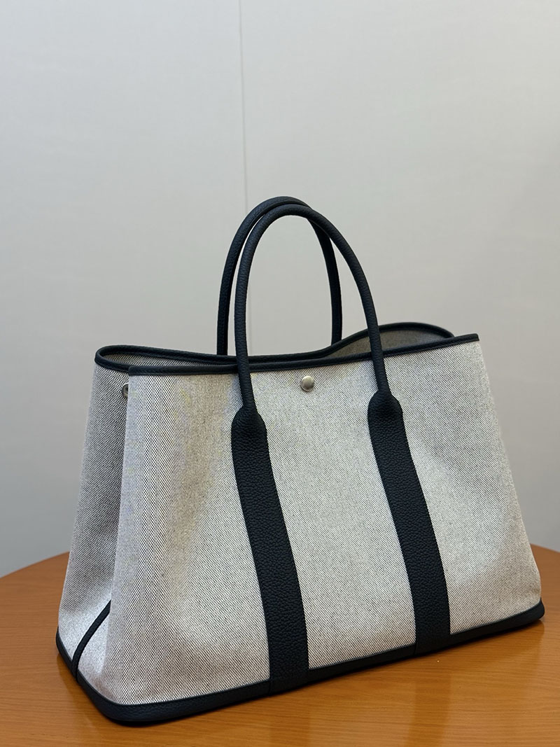 最高級エルメスガーデンパーティコピー HERMES ガーデンパーティー GM 45 グレー ネゴンダ/トワルアッシュ 2633938 エルメス メンズバッグ 新作 - 画像 (6)