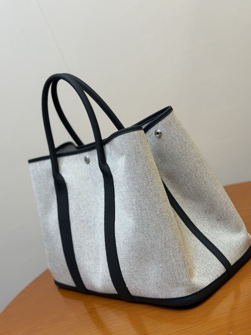 最高級エルメスガーデンパーティコピー HERMES ガーデンパーティー GM 45 グレー ネゴンダ/トワルアッシュ 2633938 エルメス メンズバッグ 新作 - 画像 (4)