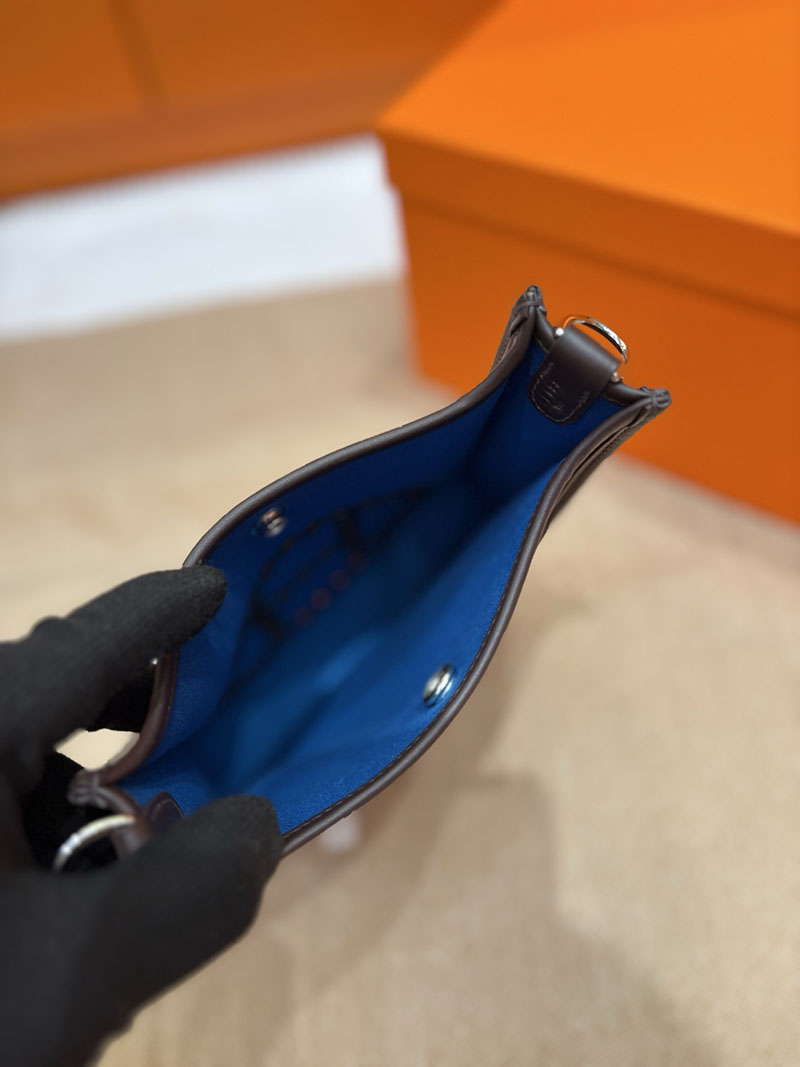 エルメス エヴリン ミニ HERMES エヴリン TPM ブラック×ボルドー トワルアッシュ/トゴ シルバー金具 2633957 エルメス エヴリン 16 - 画像 (3)