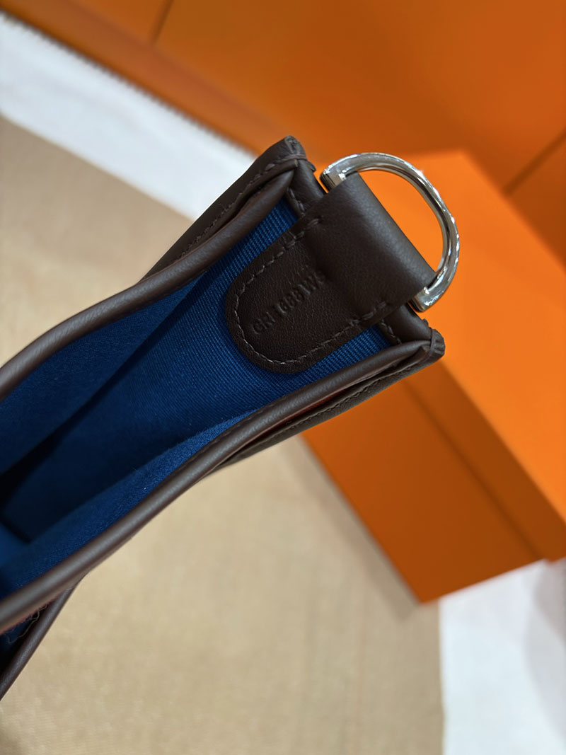 エルメス エヴリンの通販 HERMES エヴリン 29 PM ブラック×ボルドー トワルアッシュ/トゴ シルバー金具 2633958 エルメス エブリン 価格 - 画像 (4)