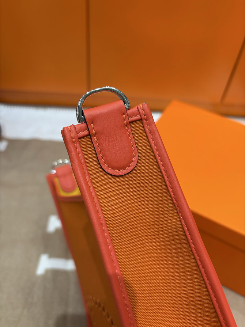 エルメス エヴリンの通販 HERMES エヴリン 29 PM オレンジ トワルアッシュ/トゴ シルバー金具 2633960 エルメス エブリン 人気色 - 画像 (3)