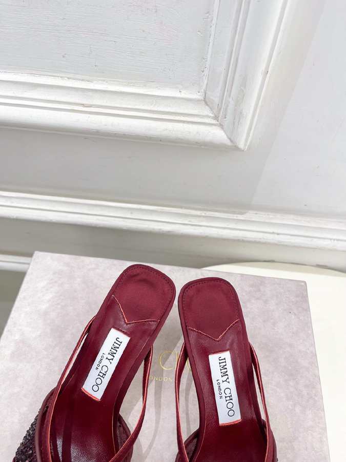 【2026年春夏新作】Jimmy Choo | ジミー チュウ JC クリスタル&メッシュ ミュール ジミーチュウジュアルシューズコピー - 画像 (7)