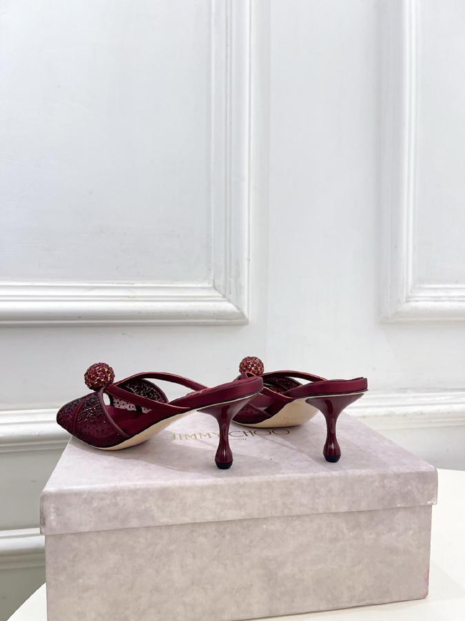 【2026年春夏新作】Jimmy Choo | ジミー チュウ JC クリスタル&メッシュ ミュール ジミーチュウジュアルシューズコピー - 画像 (8)