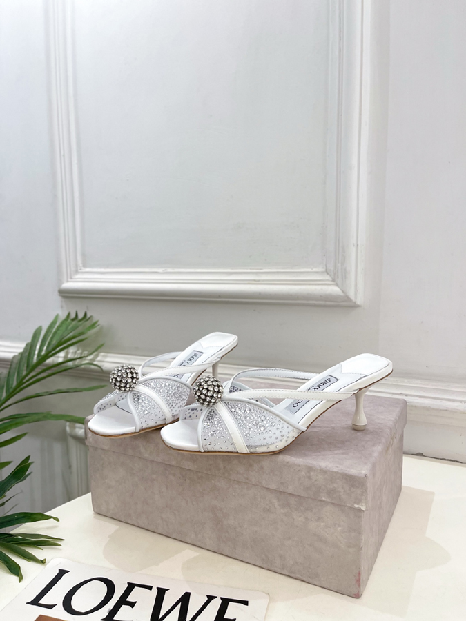 【2026年春夏新作】Jimmy Choo | ジミー チュウ JC クリスタル&メッシュ ミュール ジミーチュウジュアルシューズコピー - 画像 (2)