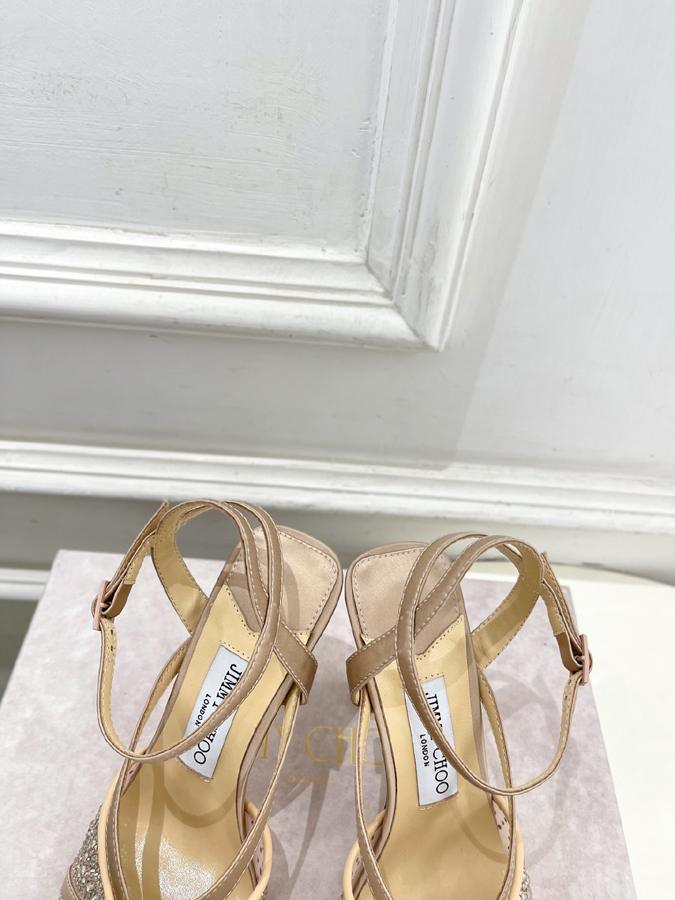 【2026年春夏新作】Jimmy Choo | ジミー チュウ JC クリスタル&メッシュ サンダル ジミーチュウジュアルシューズコピー - 画像 (8)