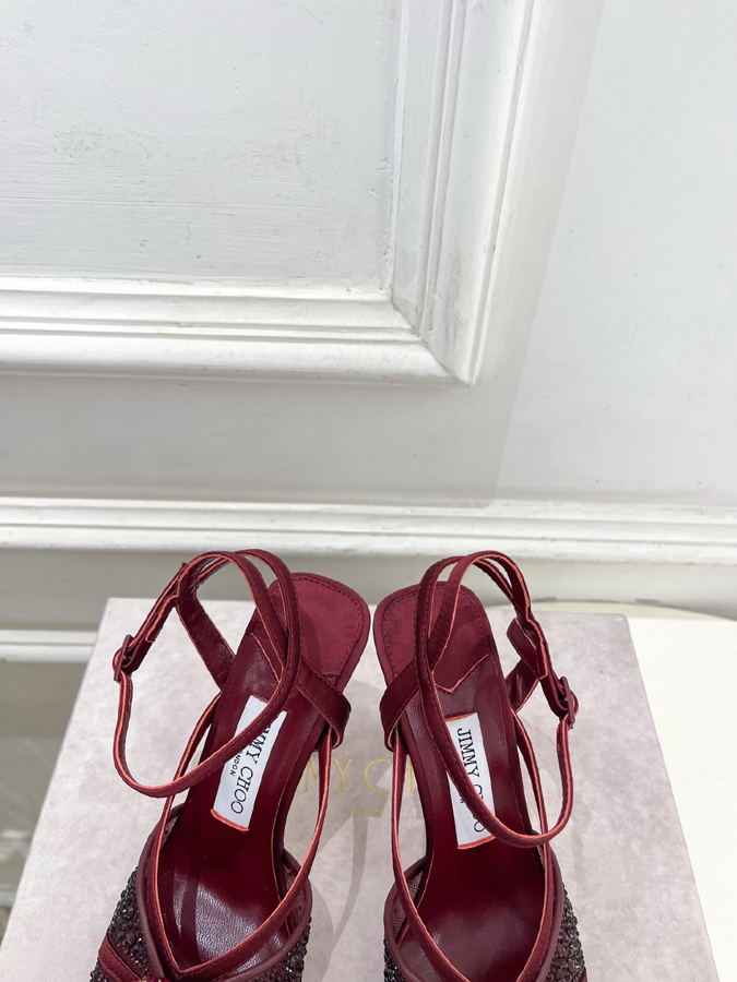 【2026年春夏新作】Jimmy Choo | ジミー チュウ JC クリスタル&メッシュ サンダル ジミーチュウジュアルシューズコピー - 画像 (8)