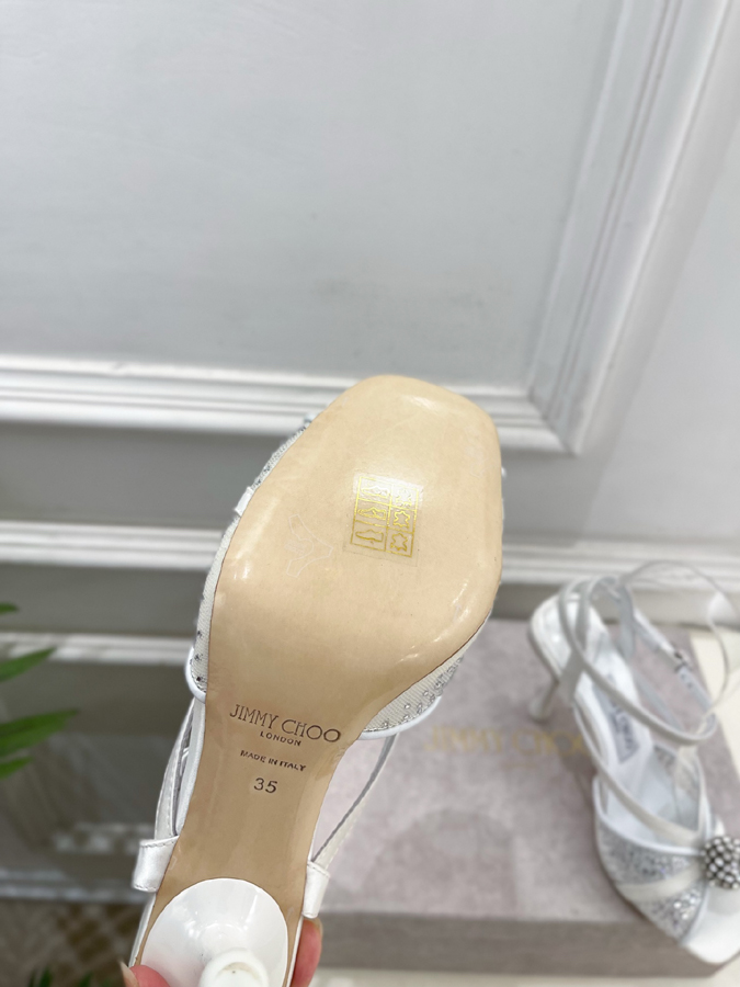 【2026年春夏新作】Jimmy Choo | ジミー チュウ JC クリスタル&メッシュ サンダル ジミーチュウジュアルシューズコピー - 画像 (7)