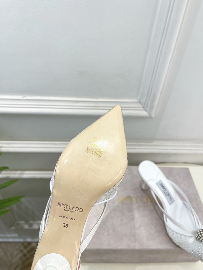 【2026年春夏新作】Jimmy Choo | ジミー チュウ JC クリスタル&メッシュ ミュール サンダル ジミーチュウジュアルシューズコピー - 画像 (9)