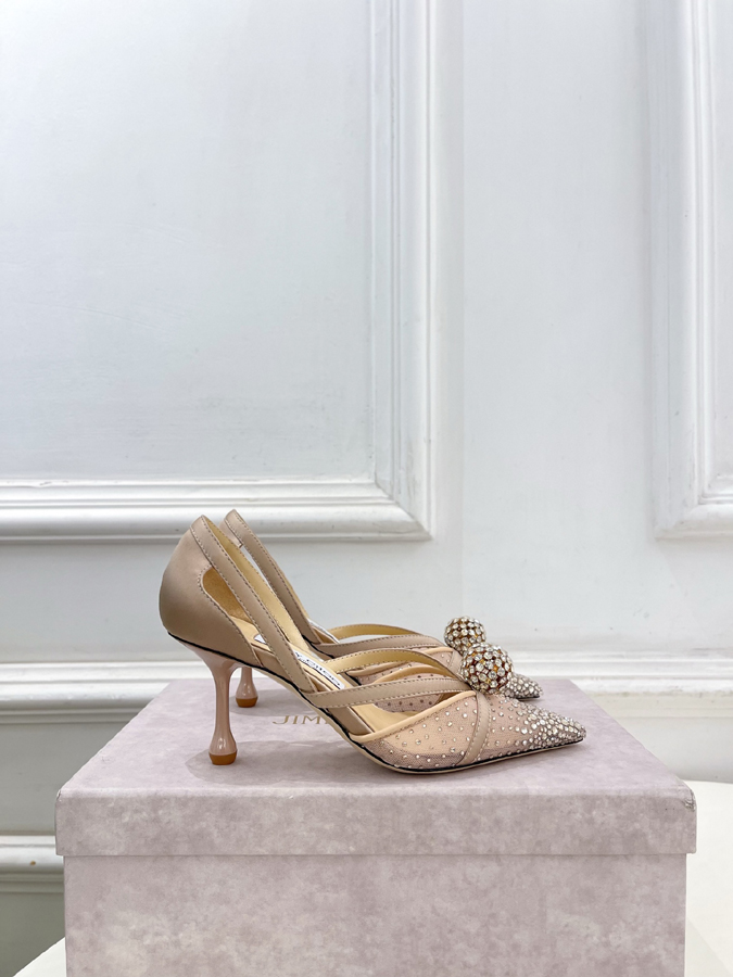 【2026年春夏新作】Jimmy Choo | ジミー チュウ JC クリスタル&メッシュ サンダル ジミーチュウジュアルシューズコピー - 画像 (2)