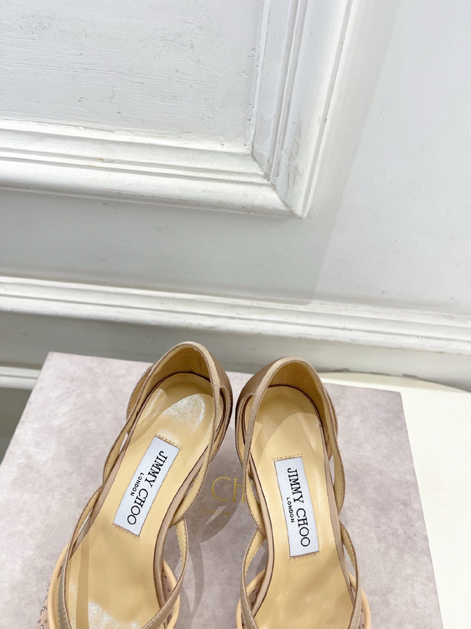 【2026年春夏新作】Jimmy Choo | ジミー チュウ JC クリスタル&メッシュ サンダル ジミーチュウジュアルシューズコピー - 画像 (7)