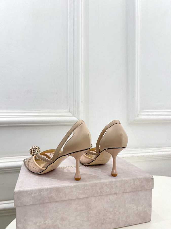 【2026年春夏新作】Jimmy Choo | ジミー チュウ JC クリスタル&メッシュ サンダル ジミーチュウジュアルシューズコピー - 画像 (8)